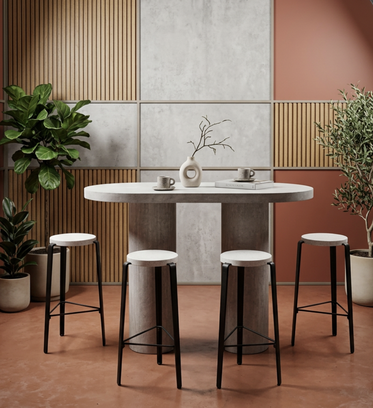 Marraud Design Build tables effet beton Gimmic 3