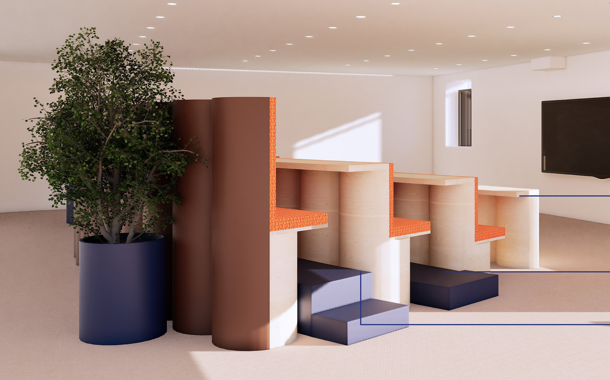 Rendu 3D de l’auditorium