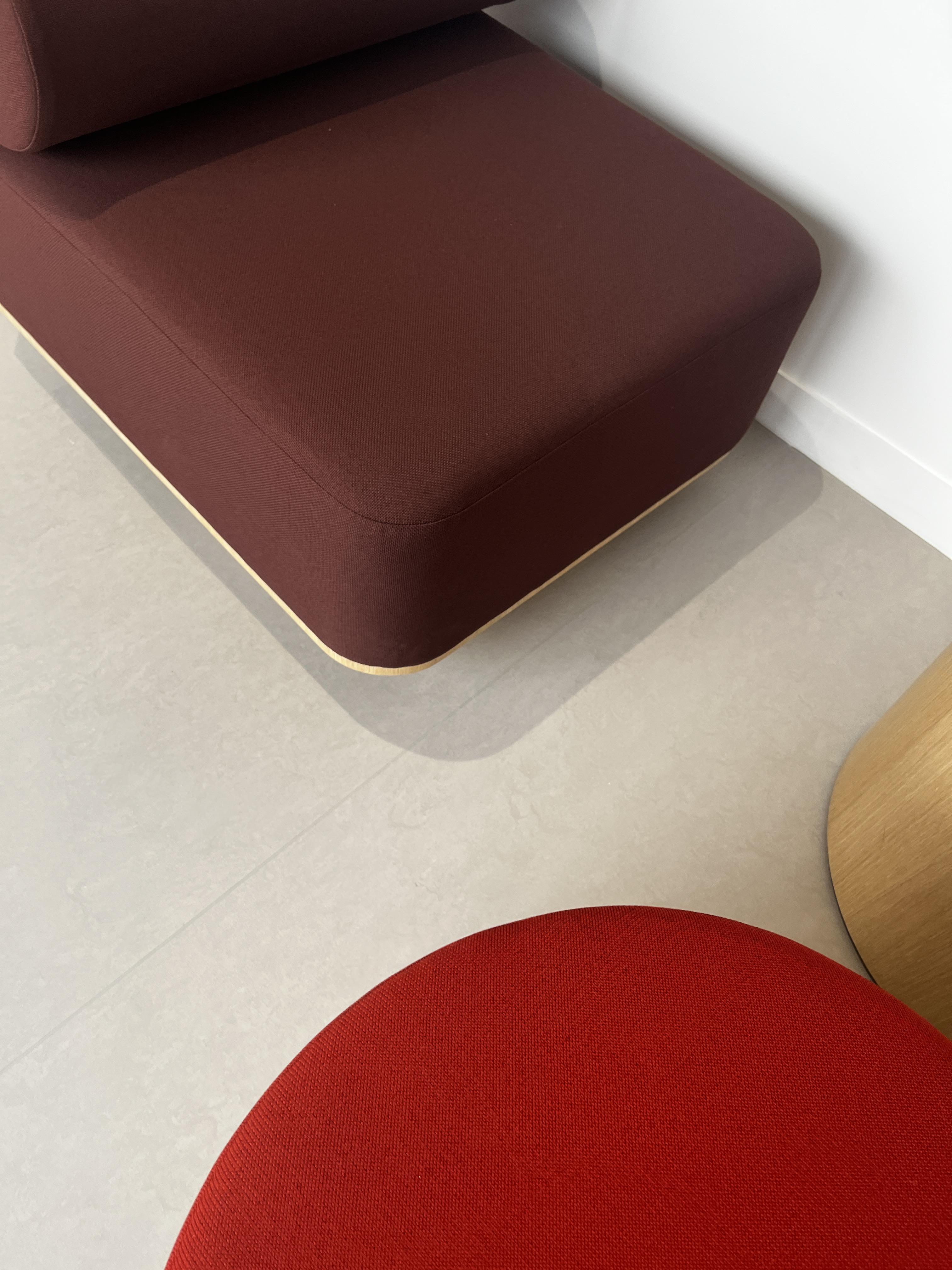 Détail du fauteuil TUBO, finition