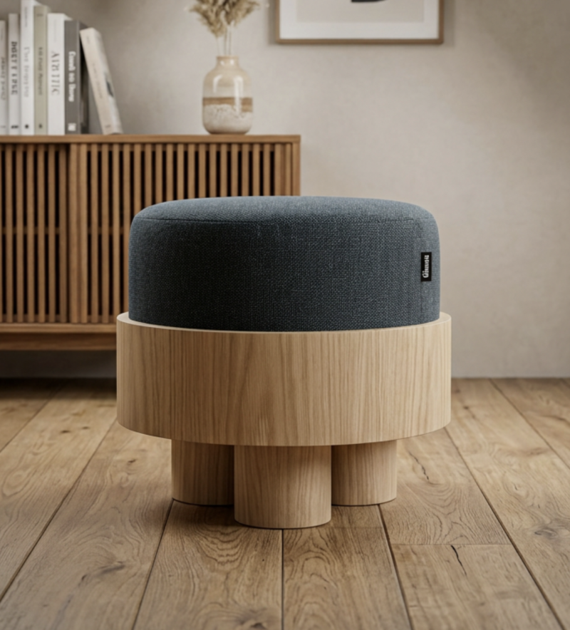 Pouf antique Gimmic design